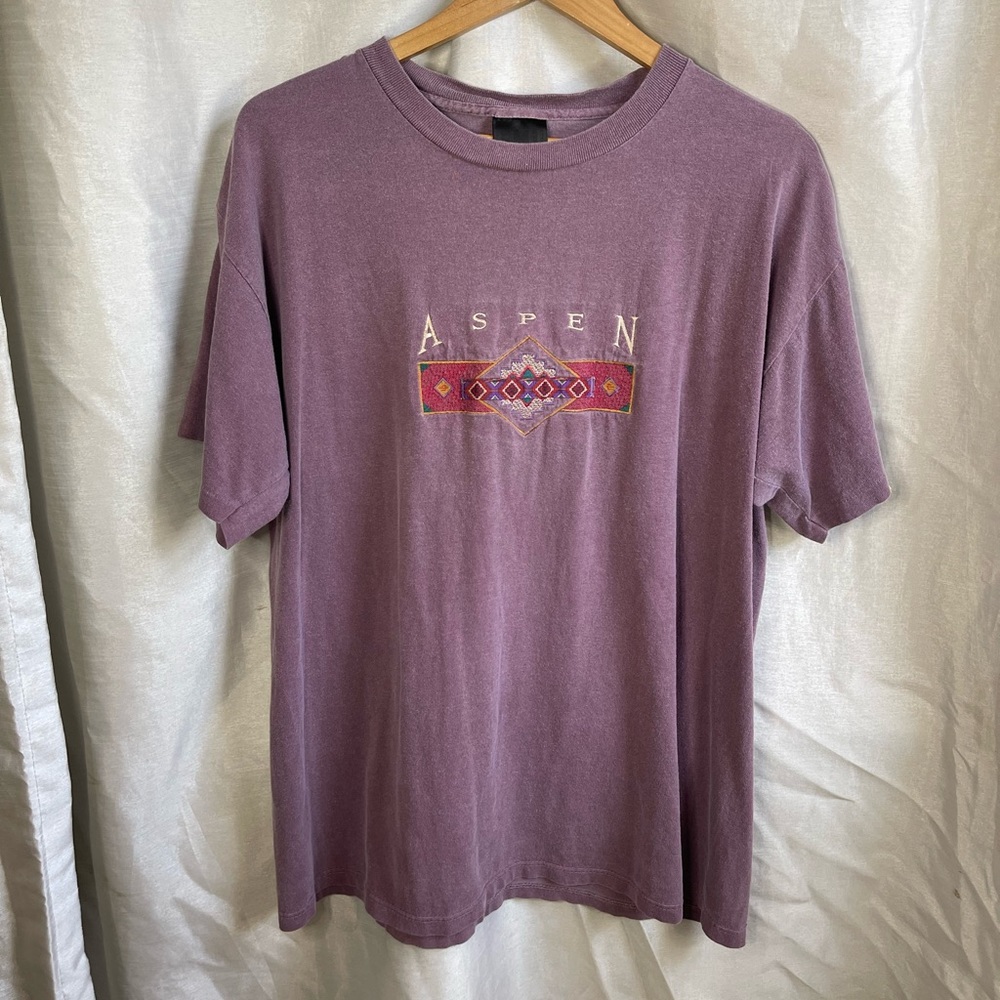 Short Sleeve Tee in Dusty Mauve